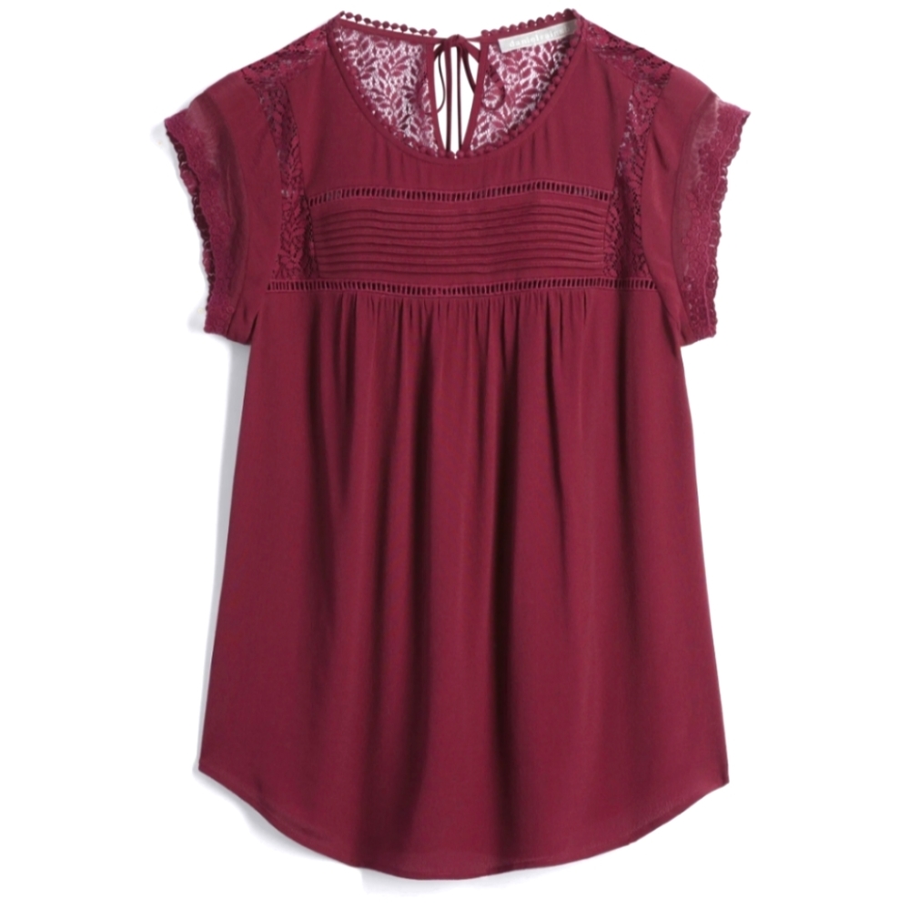 Becru Lace Detail Blouse